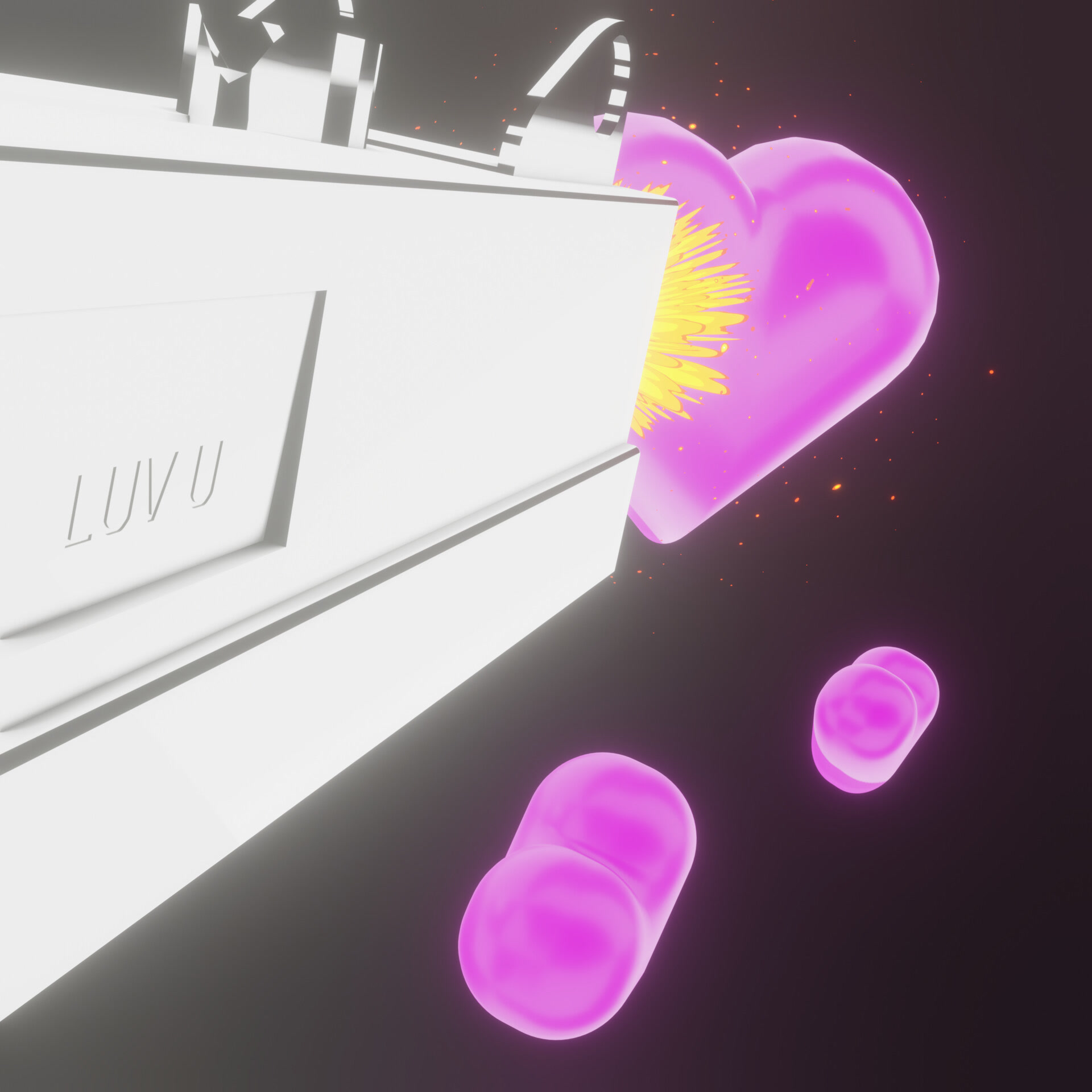 sovux — 3D & Motion Design: Uzi Kill Luv — sovux x side render (#2)